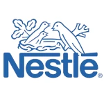 Λογότυπο Nestle για το κείμενο κάθε προϊόντος